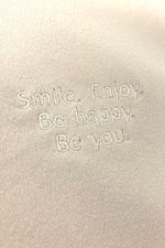 Smile. Enjoy. Be Happy T-Shirt Bio-Baumwolle x Freiheitimgepaeck