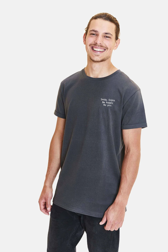 Smile. Enjoy. Be Happy T-Shirt Bio-Baumwolle x Freiheitimgepaeck