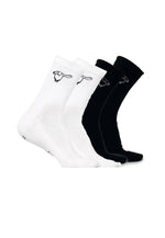 Salute Pinguin Socken Bio-Baumwolle Set Black-White